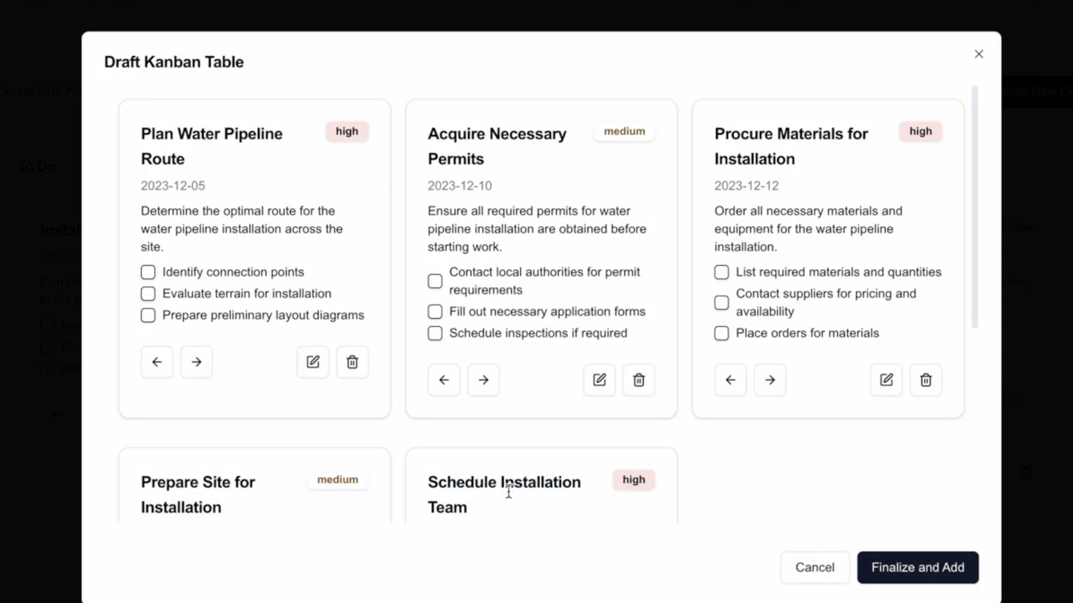 AI Generated Task Draft