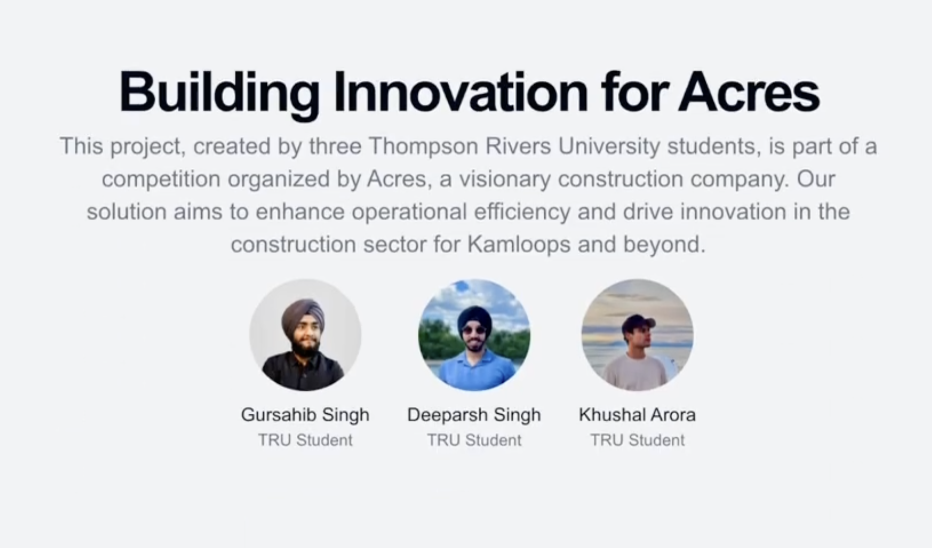 ACRES Project Team